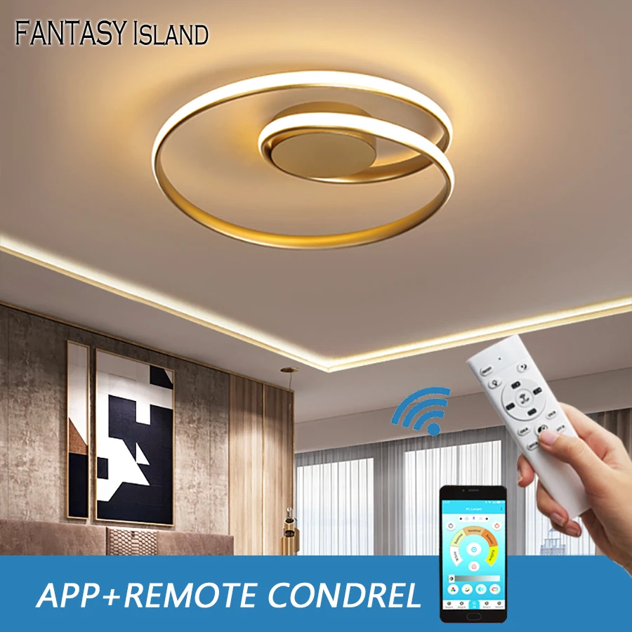 

Modern Led Chandelier White Aluminum Metal Ceiling Chandelier Lighting for Living room Bedroom Dining room Lighting Fixtures