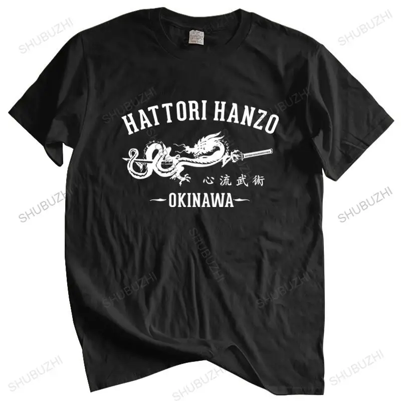 Мужская хлопчатобумажная футболка летние футболки топы летняя Hatori Hanzo японские