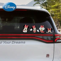 disney mickey mouse minnie lovers cute anti scratch car door sticker blocking bumper cartoon car decoration sticker