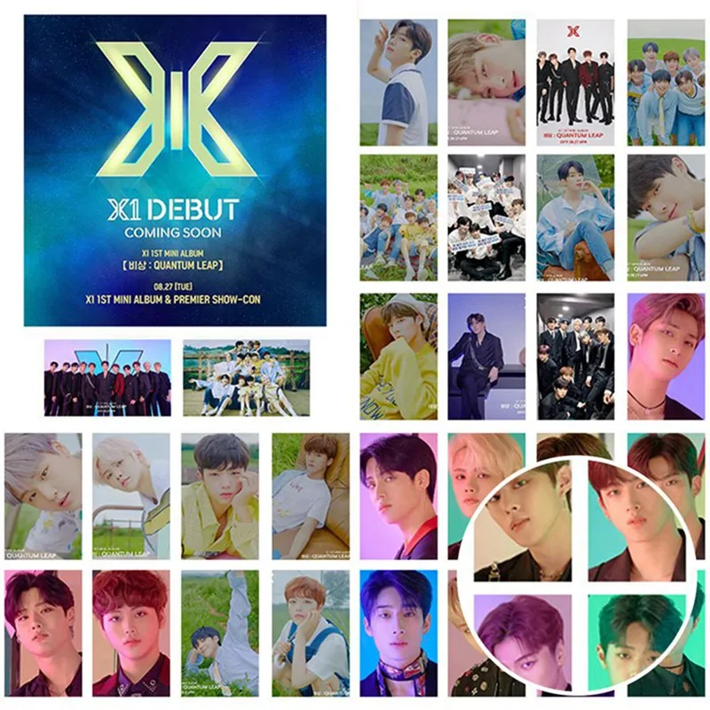 X1 XONE альбом скачок модные Polaroid ЛОМО карта Kpop дропшиппинг 30 шт./компл
