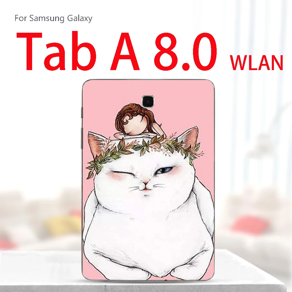 T350-baimaonvhai Краски планшетный чехол для Samsung Galaxy Tab S2 8,0 4G SM-T715C T719 SM-T710 Tab A 8,0 SM-T350 SM-T350X Tab3 8,0 SM-T310 T311 чехол - Цвет: T350-baimaonvhai