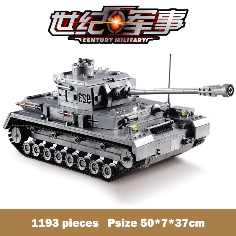 Немецкий бронированный автомобиль WW2 танк тигра модель танка panzerkampfdata IV детский