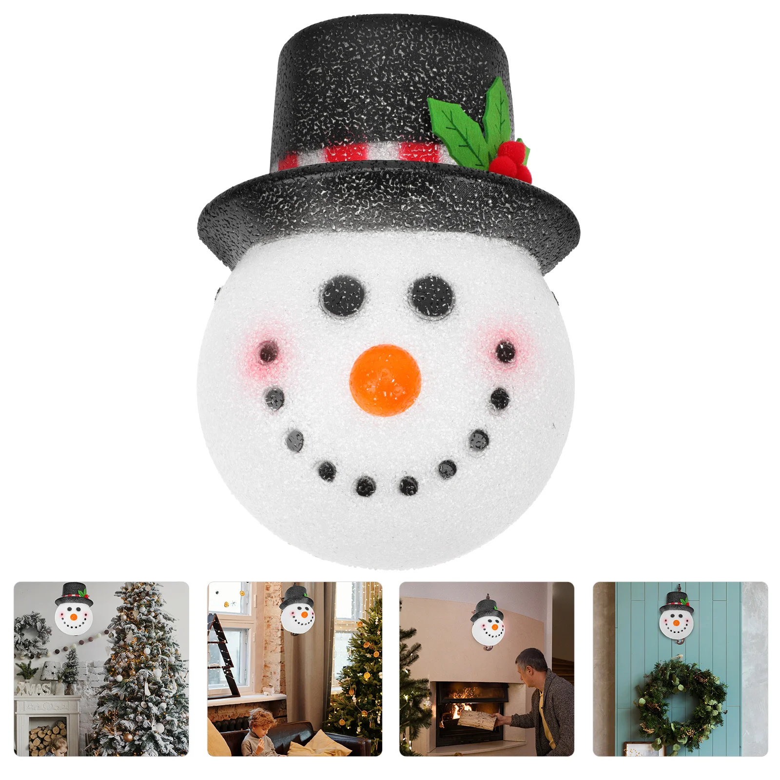 

1 шт., декоративный настенный светильник в виде снеговика