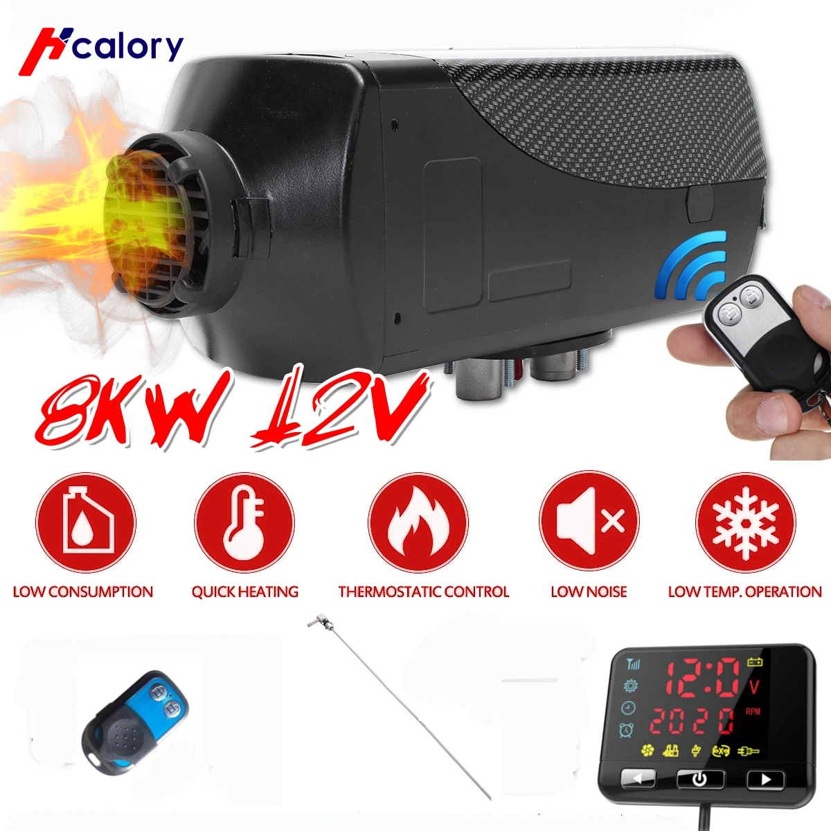 2019 Новый Hcalory автомобильного обогревателя 1 8KW 12V дизелей нагреватель парковка