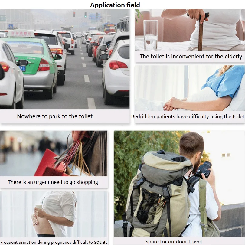 

Car Convenient Urine Bag Urinal Artifact Disposable Portable Toilet Unisex Emergency Urine Bag self-driving Travel Sealed Zipper