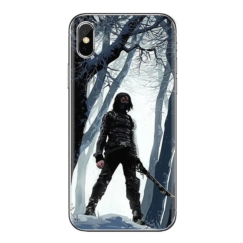 winter soldier Captain America Silicone Phone Cases For Xiaomi Mi4 Mi5 Mi5S Mi6 Mi A1 A2 5X 6X 8 9 Lite SE Pro Max Mix 2 3 2S |