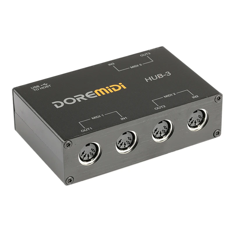 DOREMiDi HUB-3 MIDI 3X3 коробка USB интерфейс контроллер адаптер конвертер | Электроника