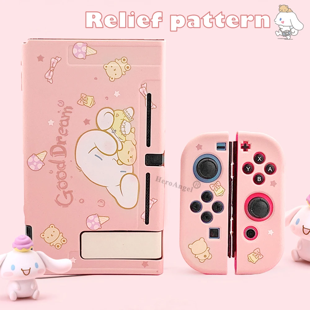 Защитный Мягкий чехол из ТПУ для игровой консоли Nintendo Switch контроллер ручка