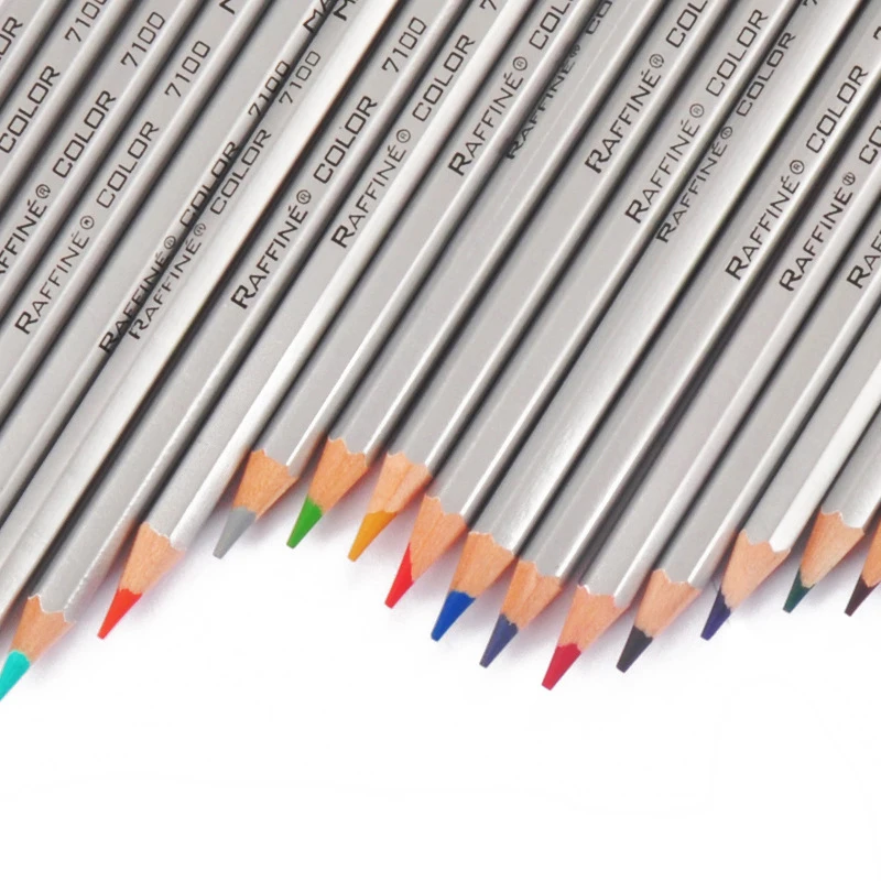 

72 Colors High Quality Oil Color Pencil Raffine Fine Art Lapis De Cor Professional Pastille Colored Sketching Drawing Pencils
