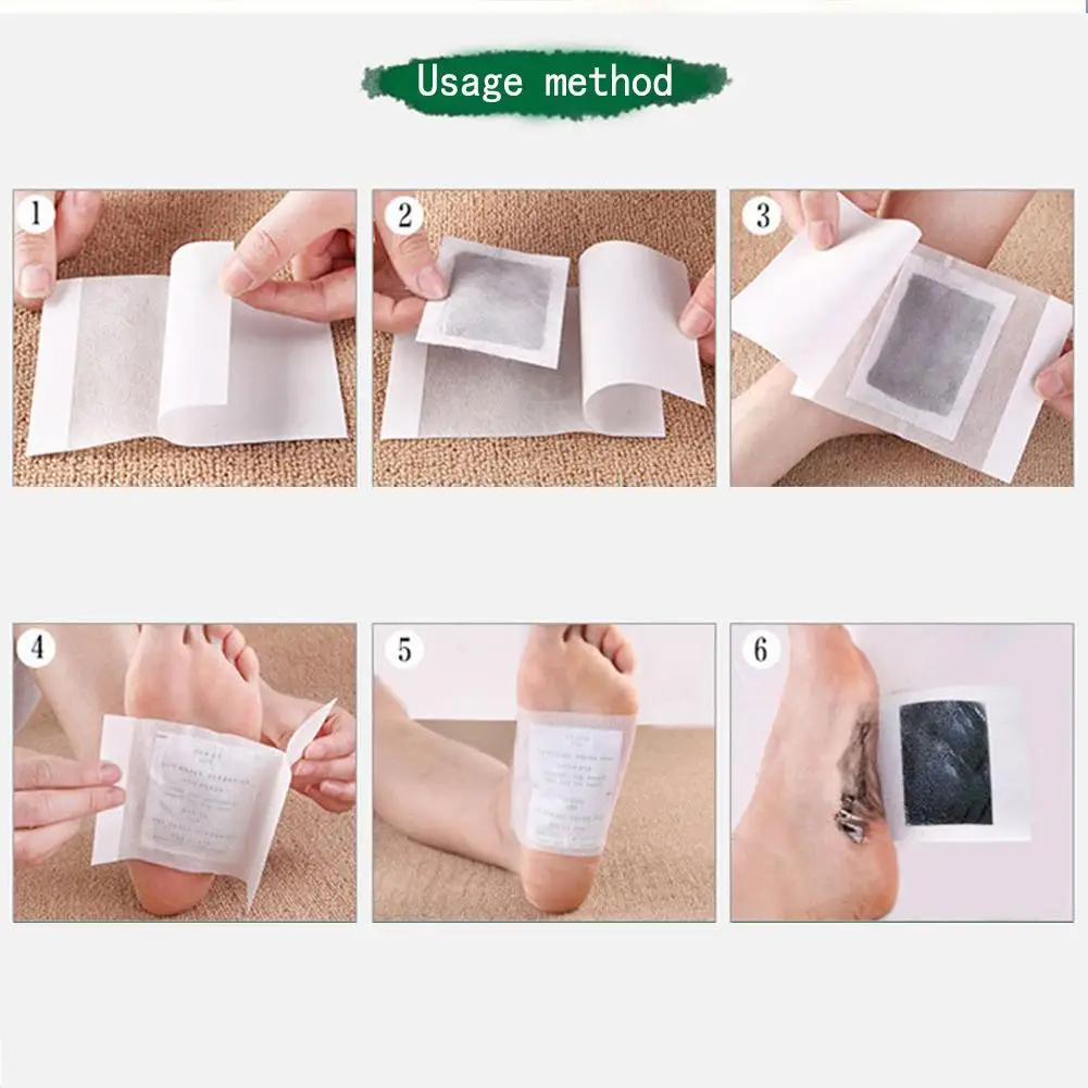 Детоксикационные накладки для ног против отеков имбиря потери веса травы