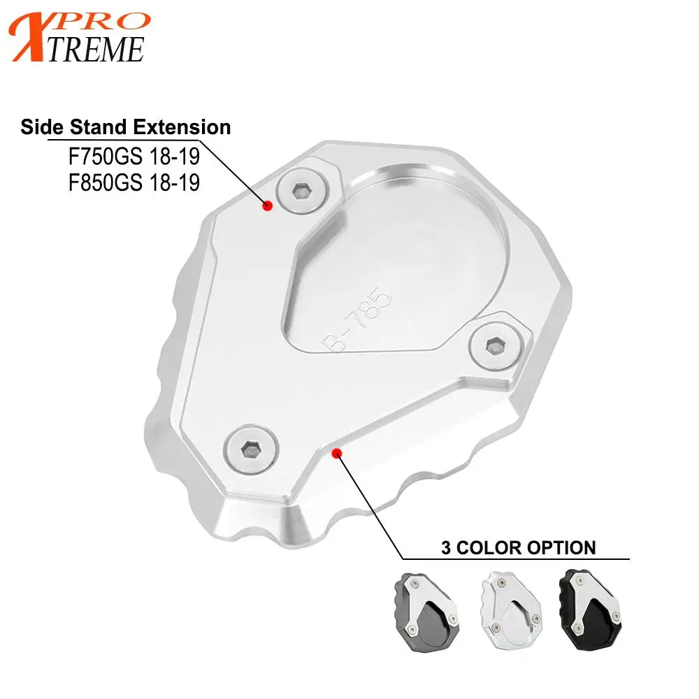 Мотоцикл с ЧПУ подножка боковая подставка удлинитель для BMW F750GS F850GS 2018 2019 F750 F850 GS