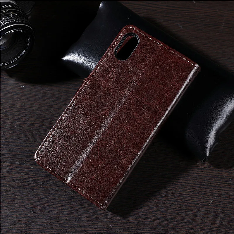 Роскошный кожаный чехол бумажник с откидной крышкой для Huawei Y6 Y7 Y9 Y3 Y5 II Prime Pro 2019 2018