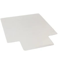 4 size transparent plastic floor protect mat non slip chair cushion for wood floor in living room study office