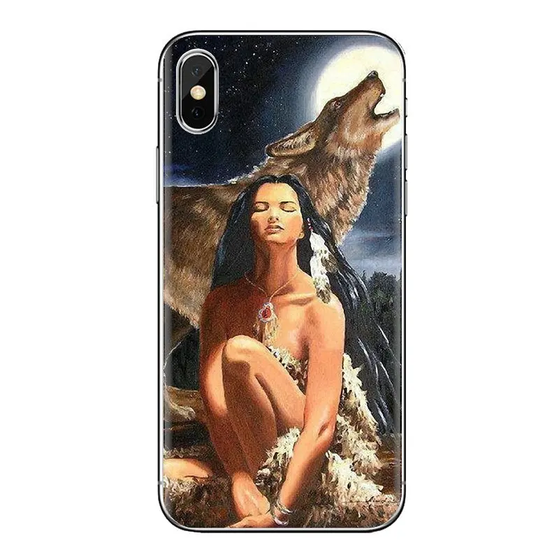 Мягкая прозрачная накладка Индеец перья американских индейцев для Xiaomi Redmi 4x3 3S Pro