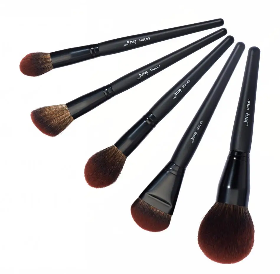 T273 Jessup pinceaux maquillage Лицо Глаза набор кисточек для макияжа черная пудра консилер Crease Shader Liner 3-21 шт. кисти для макияжа T271 - Handle Color: T273