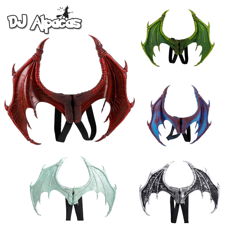 

3D Dragon Wing Halloween Mardi Gras Carnival Kids Children Costume Devil Cosplay Dragon Wings