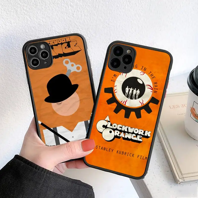 

A Clockwork Orange tv show Phone Case matte transparent For iphone 7 8 11 12 plus mini x xs xr pro max cover