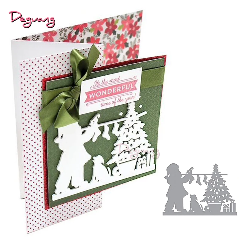 Вечерние Рождественские Формы для резки металла поделок скрапбукинга альбома