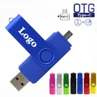 Флеш-накопитель Usb Type-C OTG 3 в 1, металлический, 64 ГБ, 16 ГБ, 32 ГБ, 4 Гб, USB 2,0