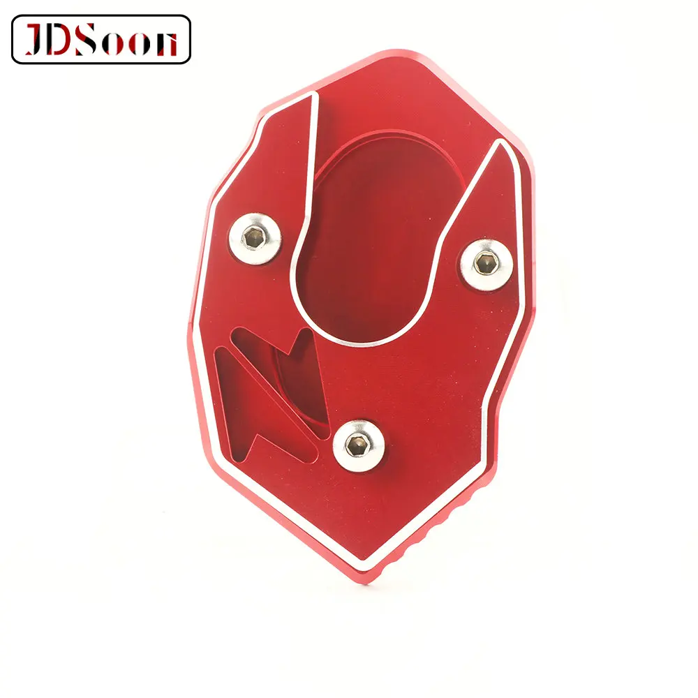Motorcycle Kickstand Foot Side Stand Extension Pad Support Plate For KAWASAKI Z1000 Z1000SX ER6N/F ZX6R Z650 Z900 ZX10R | Автомобили и