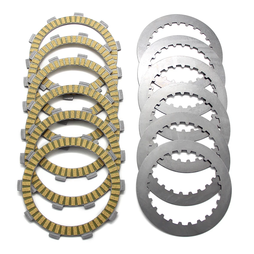 

Clutch Friction Disc Plate Set For Honda XL250 Degree XLR250 R-6 Plate Baja CBF250 OEM:22201-MAL-600/22201-MAE-000 22201-MR7-000