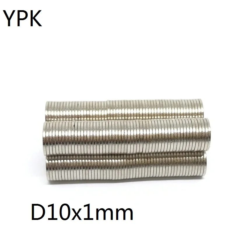 100 шт./лот NdFeB магнит 10*1 10*2 10*3 10*4 N35 дисковый 10x1 10x2 10x3 10x4 круглые магниты для