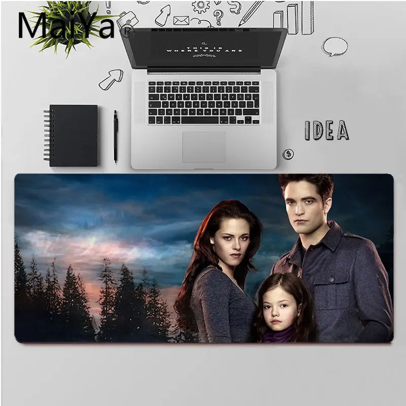 

Maiya Top Quality TV Twilight Isabella Edward Cullen Beautiful Anime Mouse Mat Free Shipping Large Mouse Pad Keyboards Mat