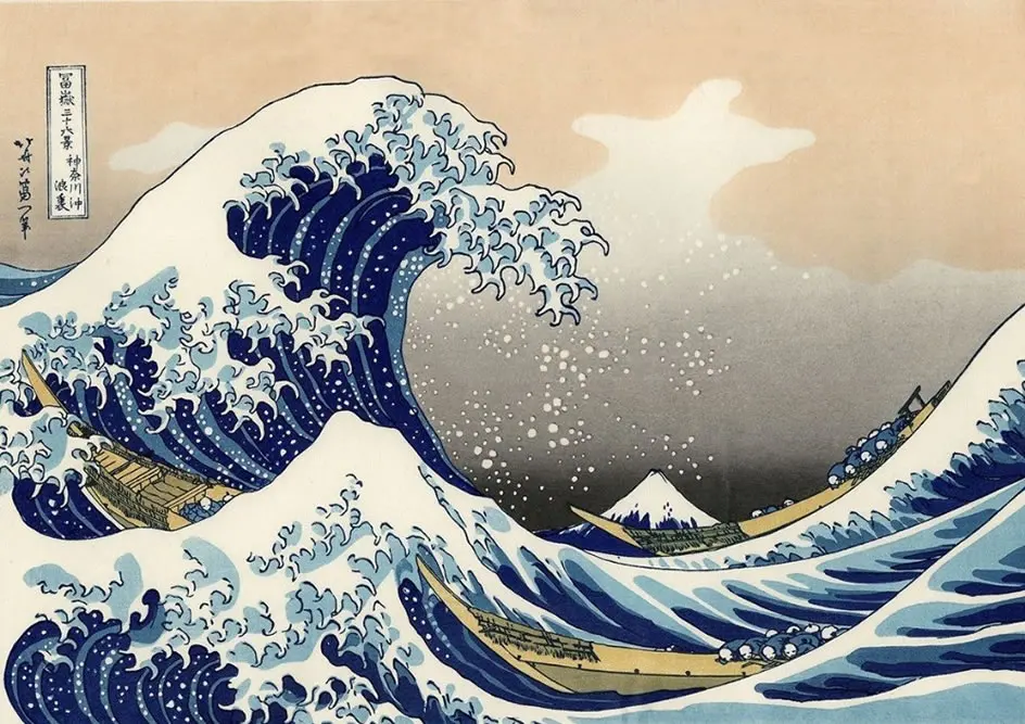 

Lot style Choose Hokusai The Great Wave Off Kanagawa Art print Silk poster Home Wall Decor