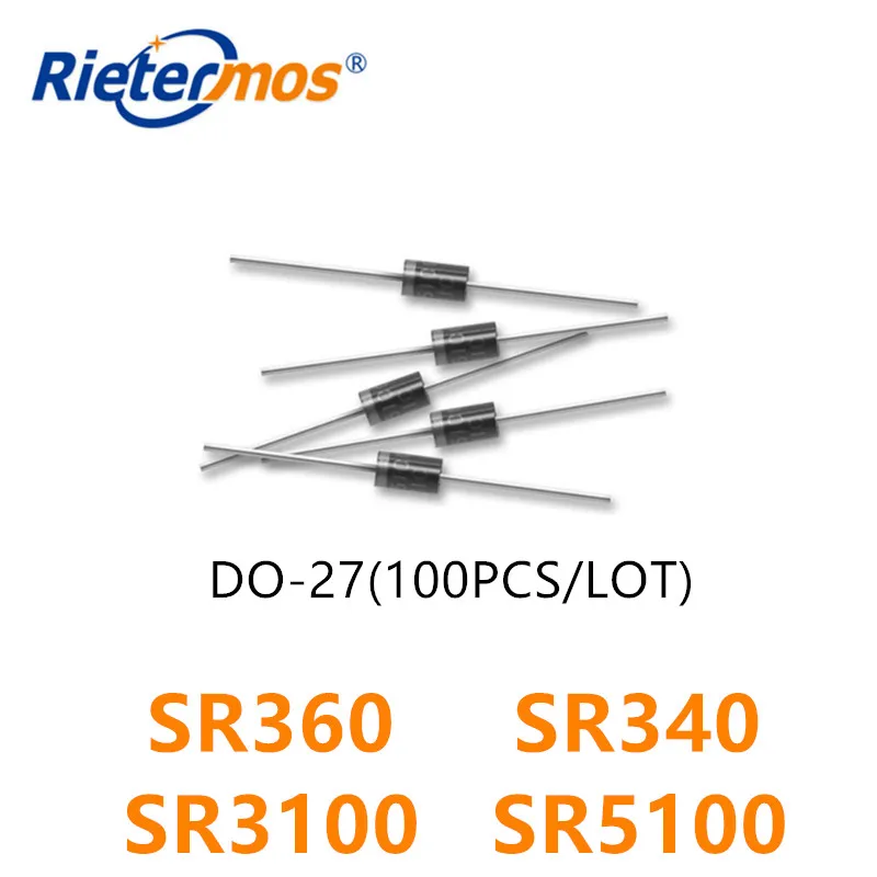 100 шт. DO 201AD 27 SB3100 SR3100 SB340 SR340 SB360 SR360 SB5100 SR5100|sr5100|sr5100 sb5100 |