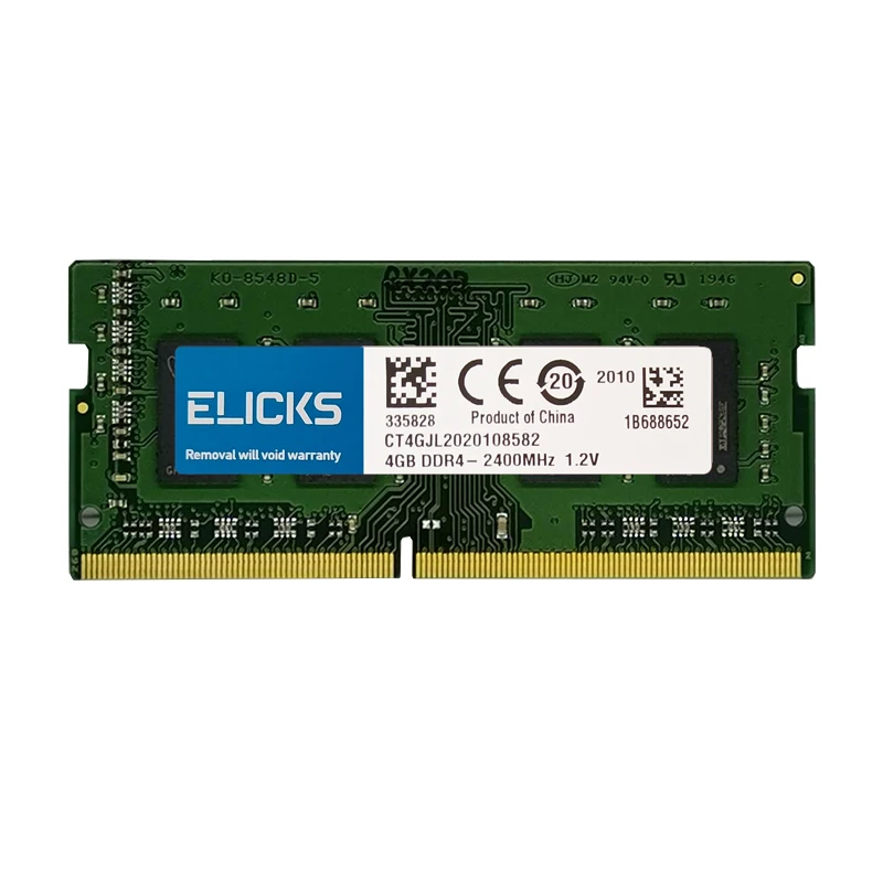 

DDR4 RAM 4GB 8GB 16GB 2133MHZ 2400MHZ 2666V PC4-17000MHZ 19200MHZ 2666V Laptop SO-DIMM Memory RAM CL 17 1.2V voltage