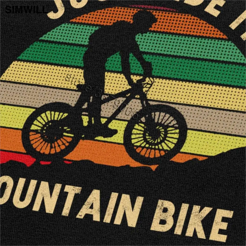 Винтажная футболка для велоспорта Мужская Ретро горного велосипеда лето