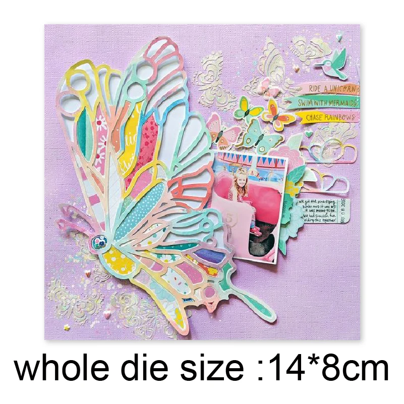 Металлические Вырубные штампы с гравировкой бабочки форма для украшения