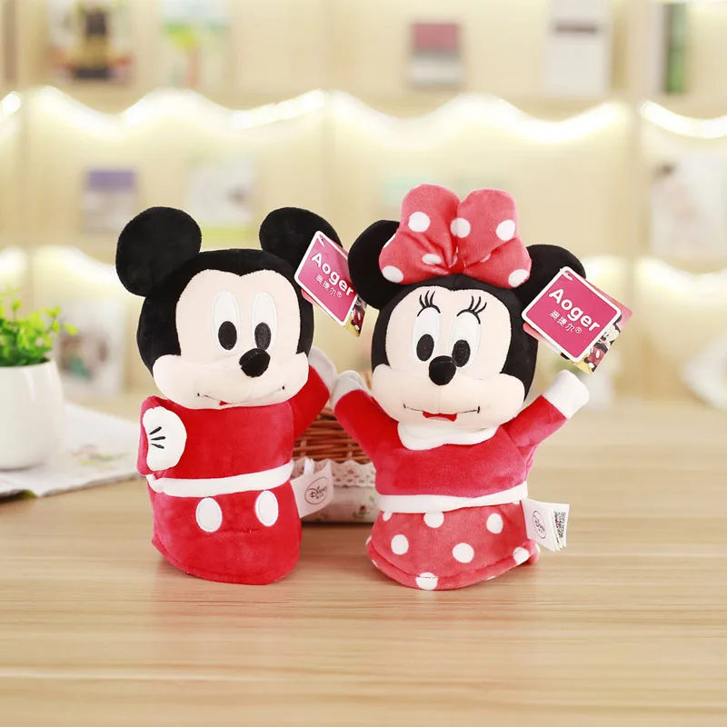 Дональд Дак Руфь мультфильм кукла на палец Микки и Минни Маус плюшевые куклы