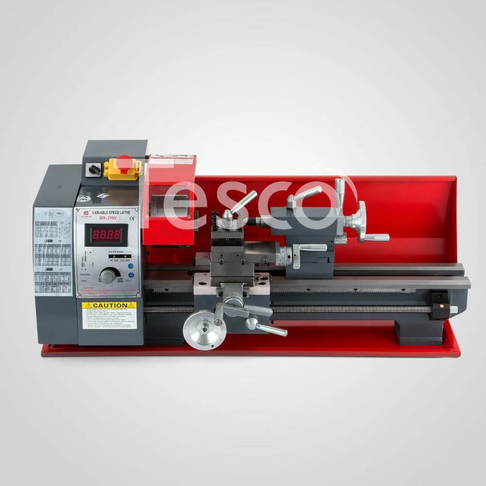 

750W Strong Power Precision Mini Lathe For Metal Jade and Wood Turning 400mm Processing Distance 200V