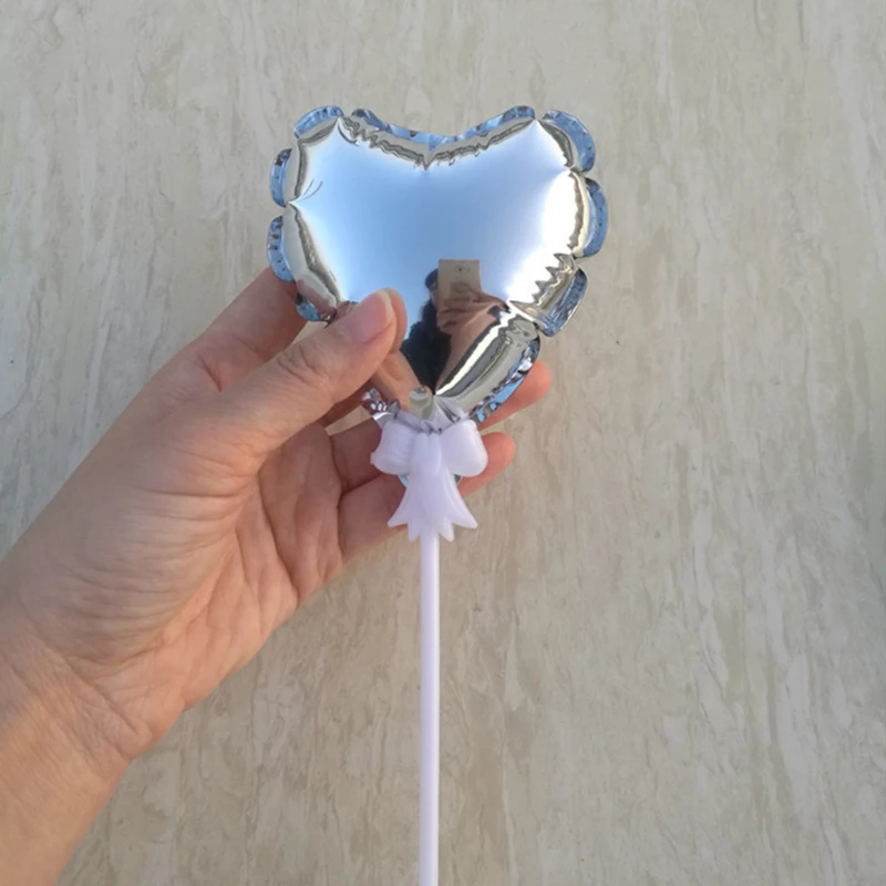 1 шт 4 дюйма 10 см мини шар Автоматический Надувной пятиконечная звезда любовь