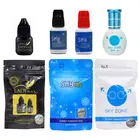 Быстросохнущий клей, 1-2s, оригинал, Корея небо клей для наращивания ресниц, для наращивания ресниц, макияжа, самый мощный клей, S + Type, красный колпачокчерный колпачок