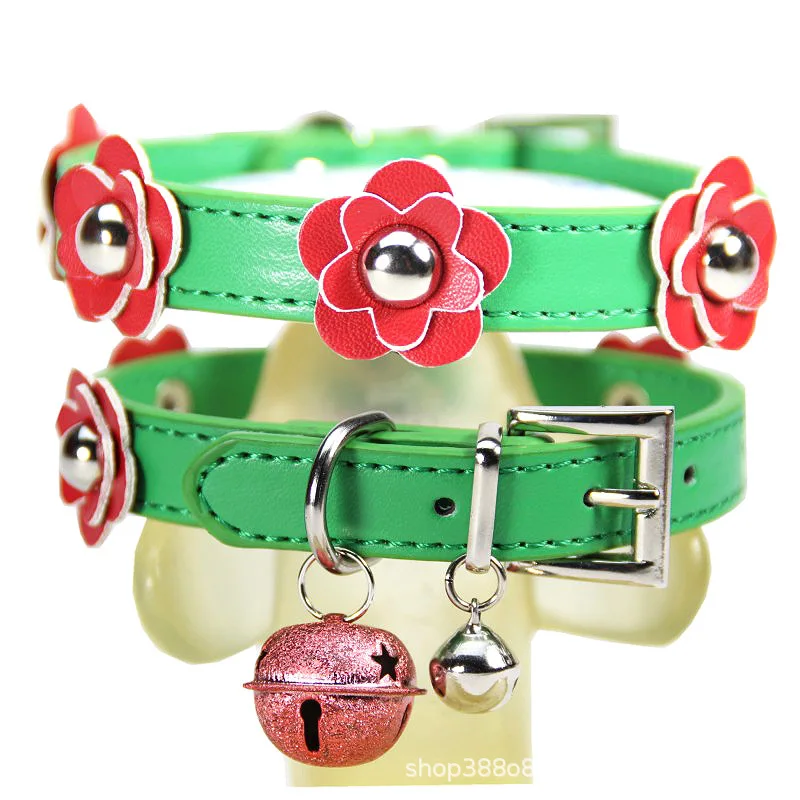 

Christmas Cat and Dog Collar With Bells Holiday Party Cat Dog Bow Tie Adjustable Neck Strap Cat And Dog Necklace Dog Accessories
