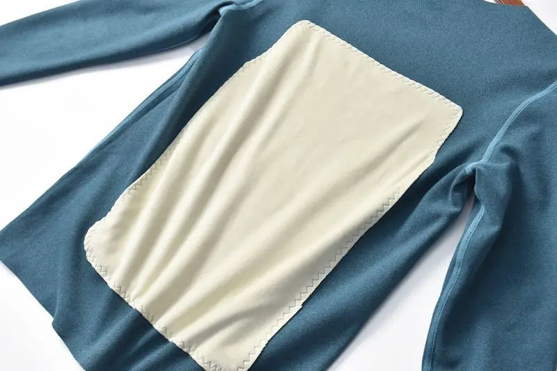 

Men's double-sided German velvet functional warm suit cationic self-heating autumn clothes and long trousers two-piece suit