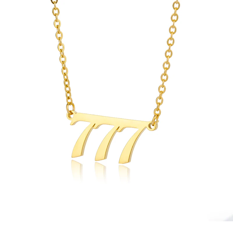 Минималистичные ювелирные изделия нержавеющая сталь номер ангела 111 222 333 444 555 777