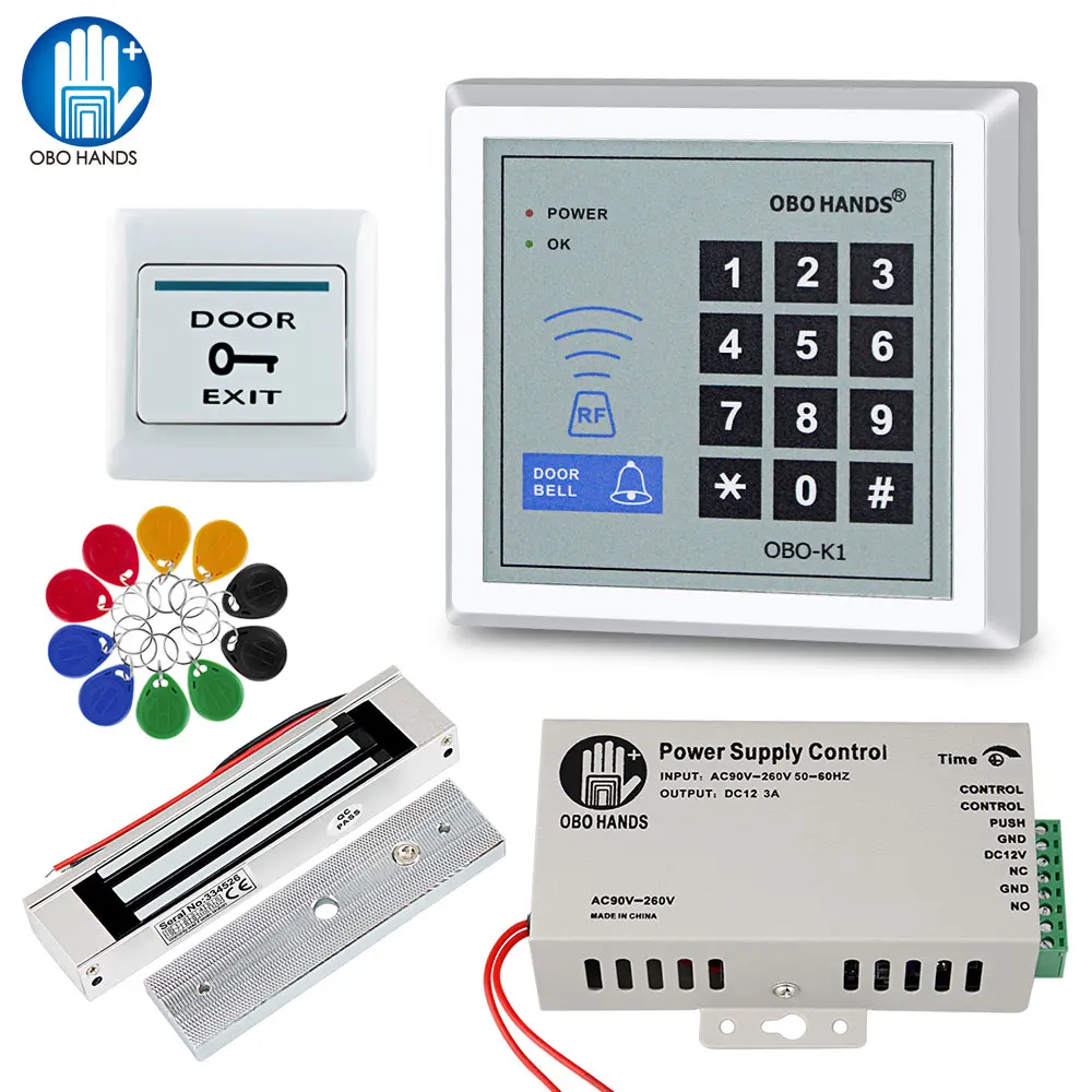 Система контроля допуска к двери комплект RFID Клавиатура Управления Доступом +