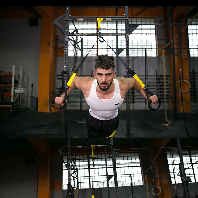 

Ремень для фитнеса с подвеской, тренажерный зал, ремни для упражнений, тренажер для тела, комплект эспандеров, оборудование для йоги