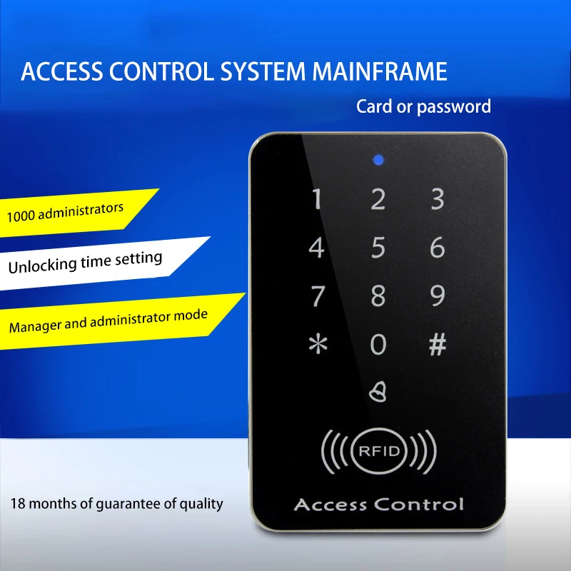 Door Access Lock Swipe Control PVC Material Password Machine Electronic System | Безопасность и защита