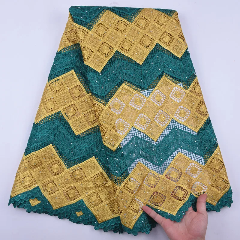 Последний Шнур гипюр кружевная ткань Африканский французский нигерийский