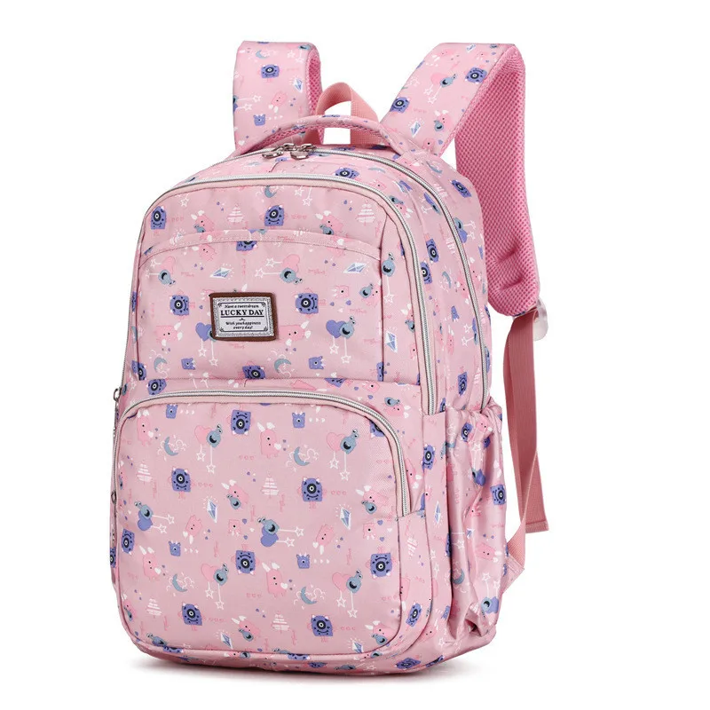 Big Capacity Cute Printing Girl School Bag Kid Backpack Zipper Backpacks School Bags For Teenagers Girls