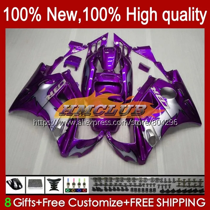 

Комплект + бак для HONDA CBR600 F3 CBR 600 CC FS 600F3 23No.231 фиолетовый Лидер продаж CBR600F3 95 96 97 98 CBR600FS 1995 1996 1997 1998 обтекатель