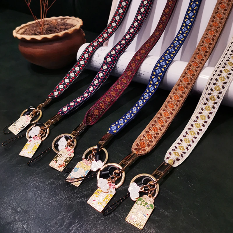 

Traditional Chinese Style Phone Lanyard Strap Mobile Phone ID Card Rope String