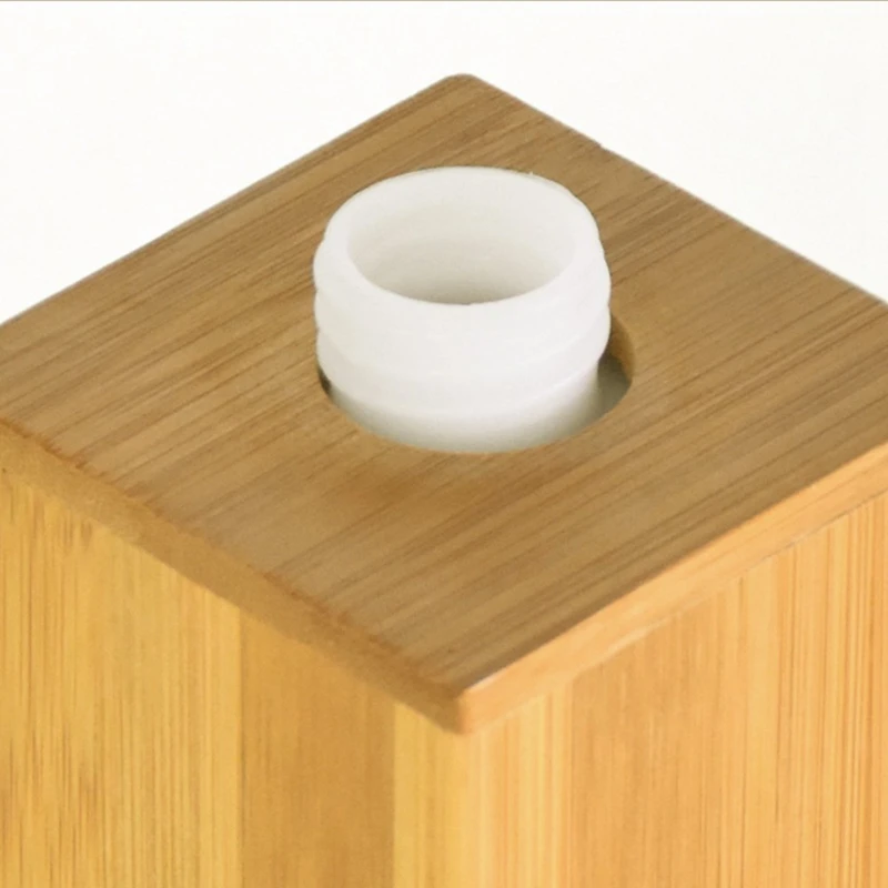 Дозатор жидкого мыла бамбуковый деревянный бытовой ванной ресторан отель ванная