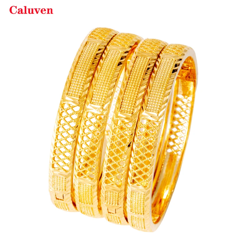 4 шт. африканские бриллианты с подвесками золотые браслеты и обручи женское