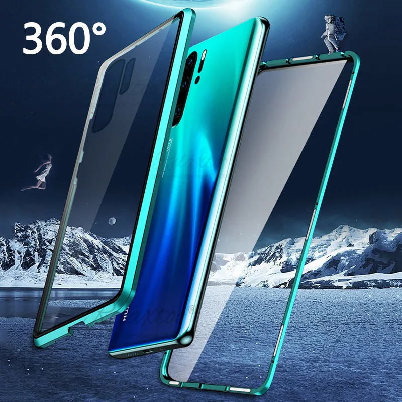 Роскошный защитный Магнитный чехол на весь корпус для huawei honor 10 lite 20 Pro 360, двойная задняя крышка из закаленного стекла для honor 10 lite, чехол
