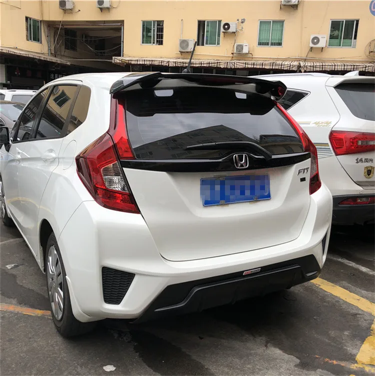 Спойлер для Honda FIT JAZZ Body kit 2014-2017 задний спойлер ABS диффузор переднего бампера